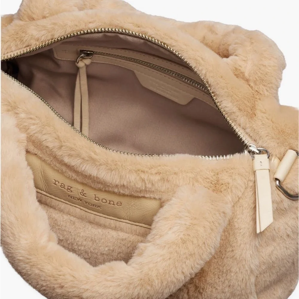 RAG & BONE 🎇HP🎇 CLOUD MINI FUR DUFFLE BAG NWT - Picture 4 of 7